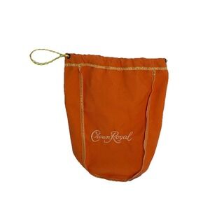 Crown Royale Drawstring Bag Orange